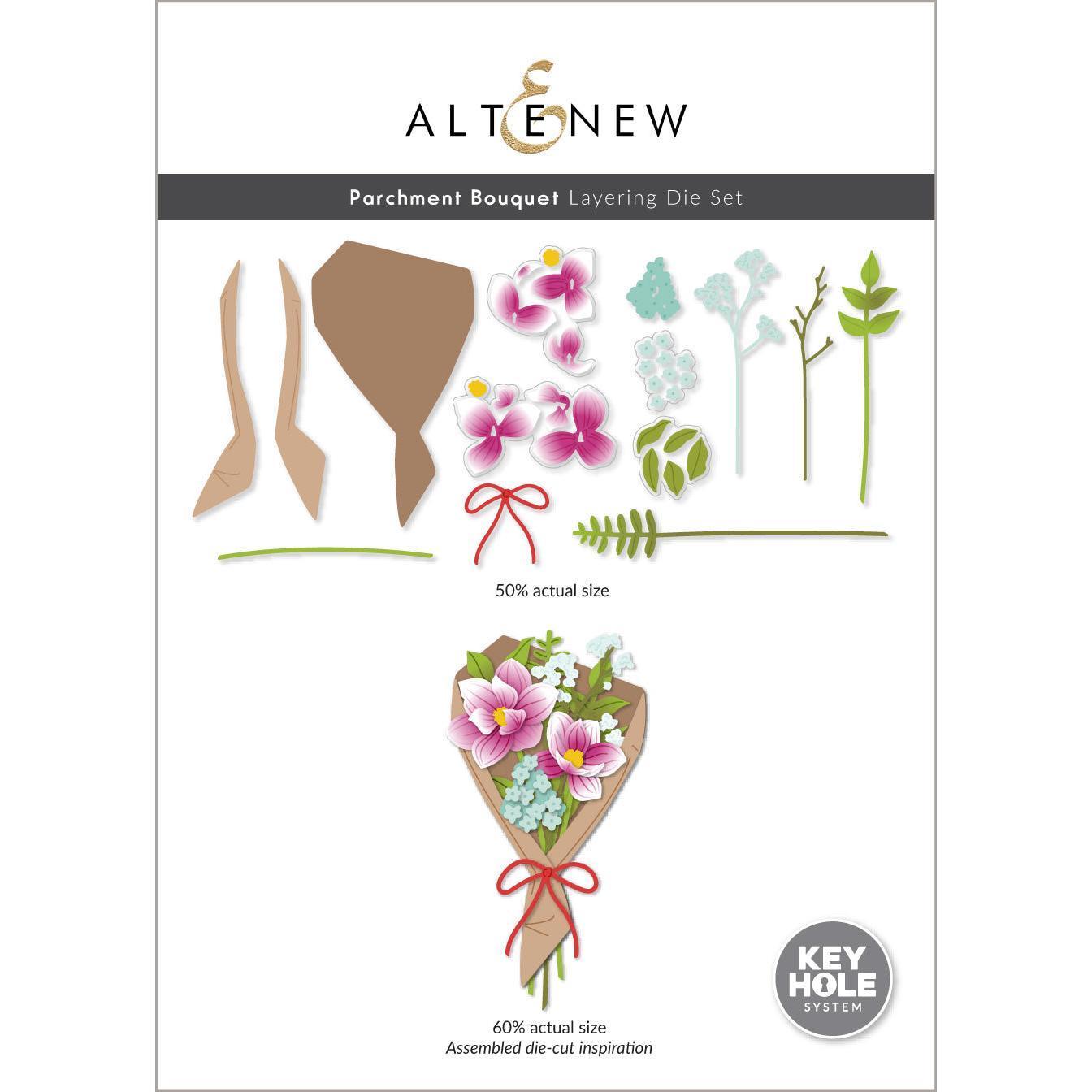 Altenew - Dies - Parchment Bouquet Layering-ScrapbookPal
