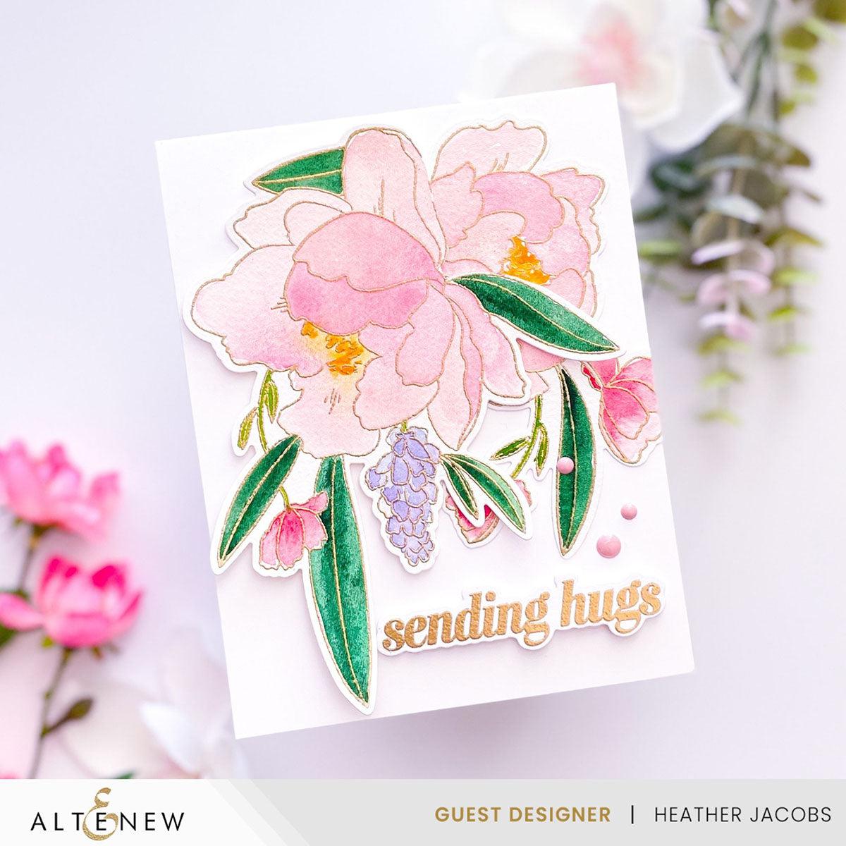 Altenew - Dies - Peony &amp; Lilac Swag-ScrapbookPal