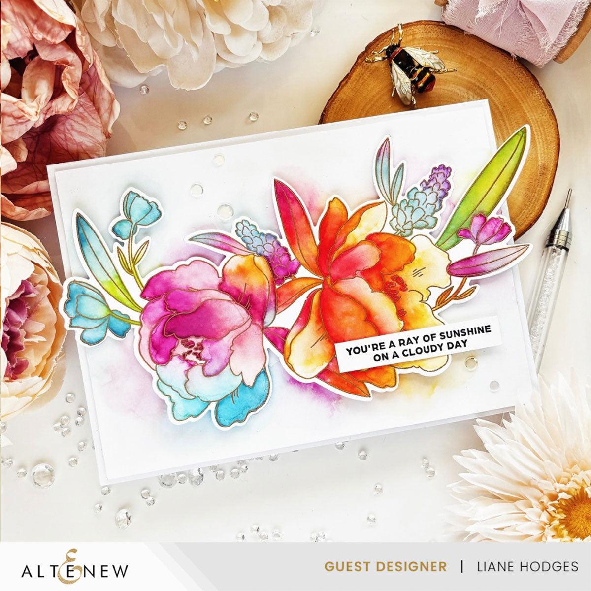 Altenew - Dies - Peony &amp; Lilac Swag-ScrapbookPal