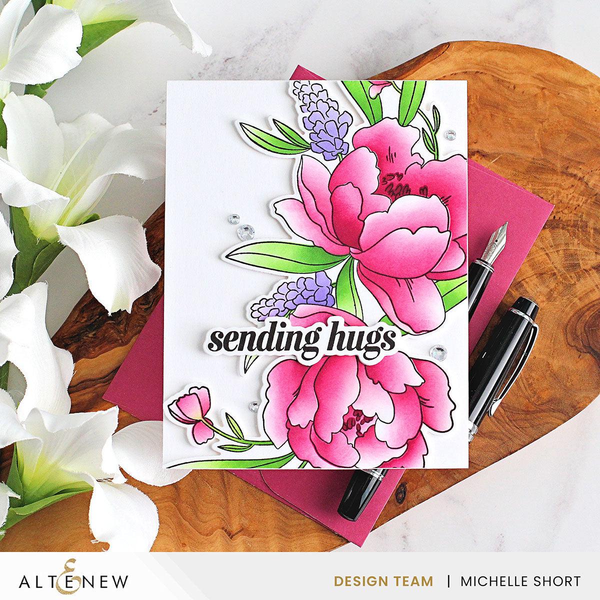 Altenew - Dies - Peony &amp; Lilac Swag-ScrapbookPal