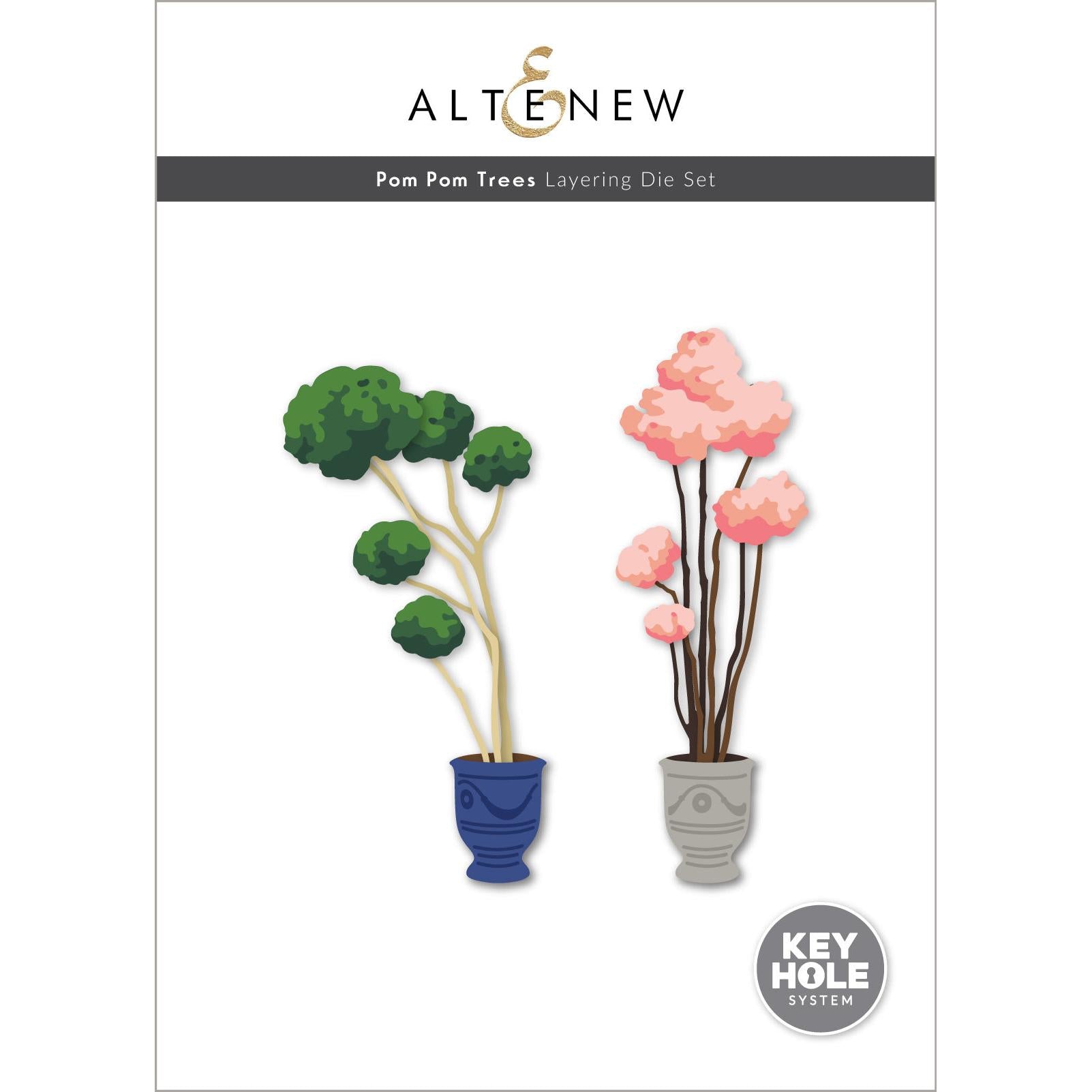 Altenew - Dies - Pom Pom Trees-ScrapbookPal