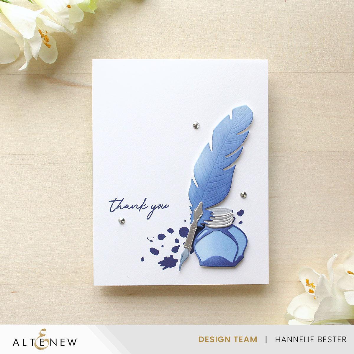 Altenew - Dies - Quill &amp; Inkwell Layering-ScrapbookPal