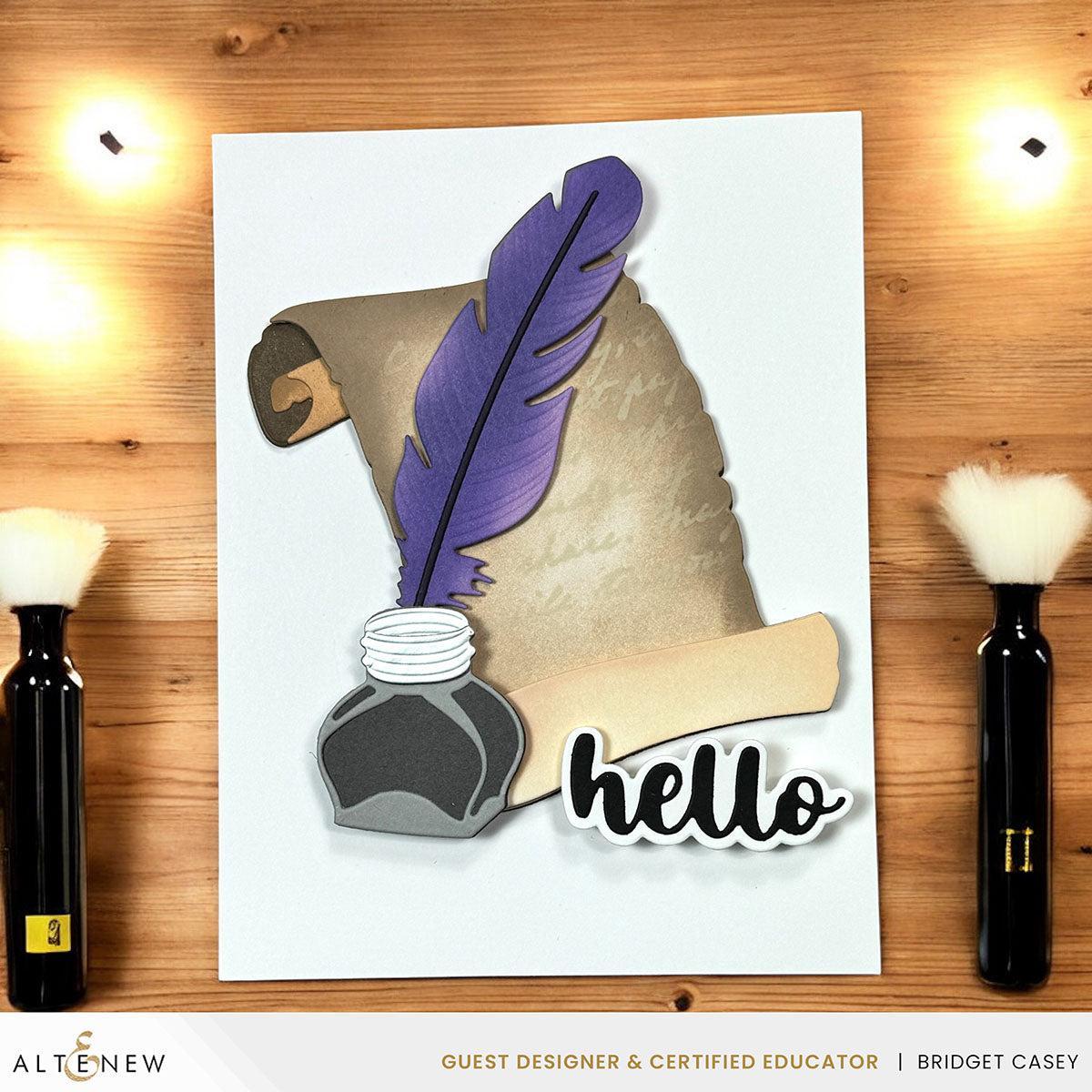 Altenew - Dies - Quill &amp; Inkwell Layering-ScrapbookPal