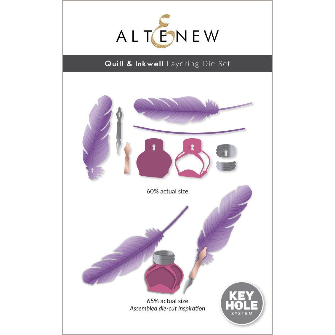 Altenew - Dies - Quill &amp; Inkwell Layering-ScrapbookPal