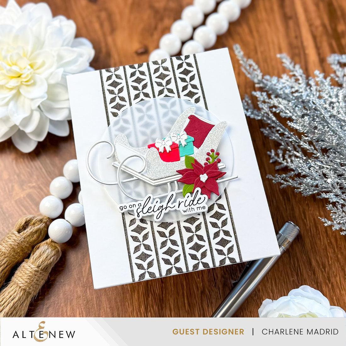 Altenew - Dies - Sleigh Ride Greetings-ScrapbookPal