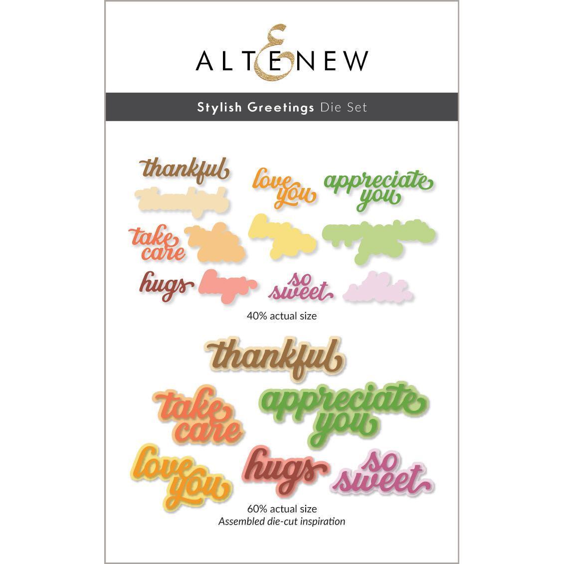 Altenew - Dies - Stylish Greetings-ScrapbookPal
