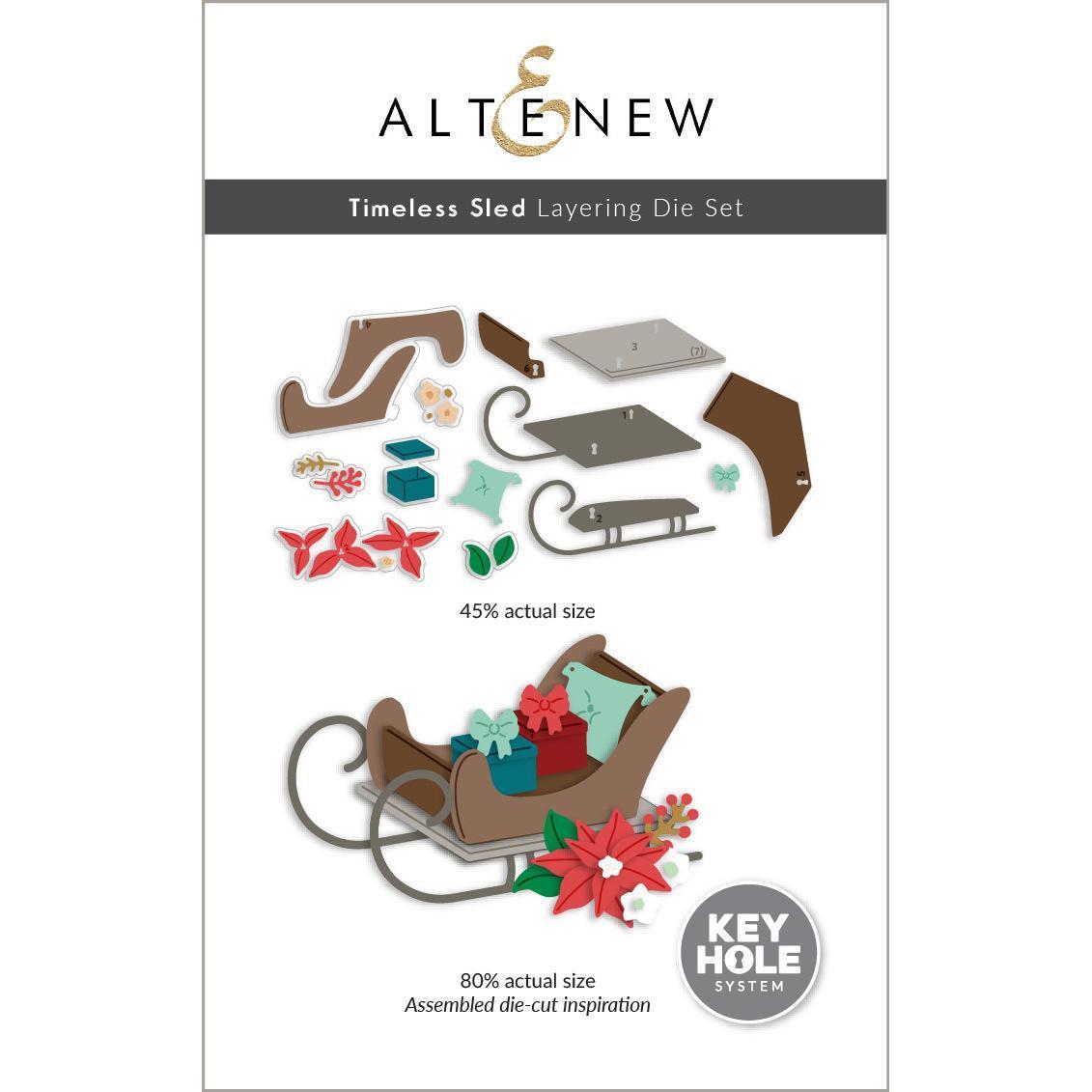 Altenew - Dies - Timeless Sled Layering-ScrapbookPal