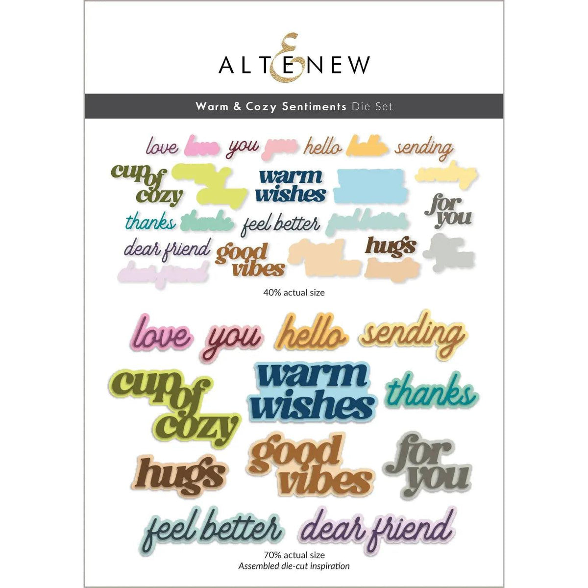 Altenew - Dies - Warm & Cozy Sentiments-ScrapbookPal