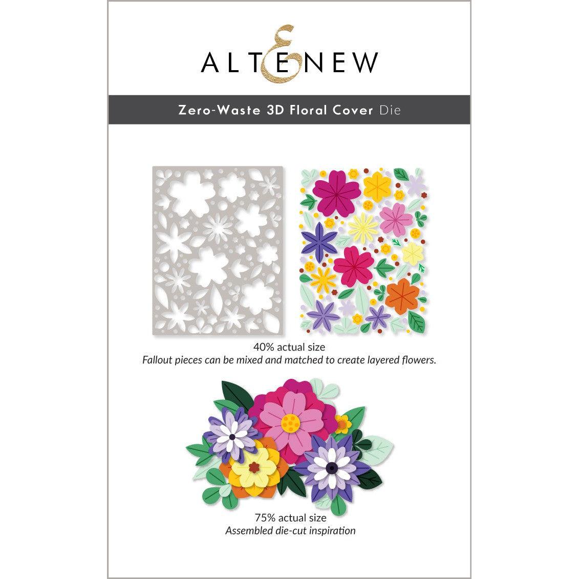 Altenew - Dies - Zero-Waste 3D Floral Cover-ScrapbookPal