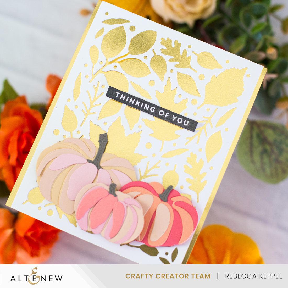Altenew - Dies - Zero-Waste: Autumn Leaves-ScrapbookPal