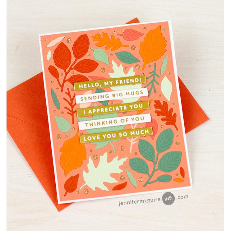 Altenew - Dies - Zero-Waste: Autumn Leaves-ScrapbookPal