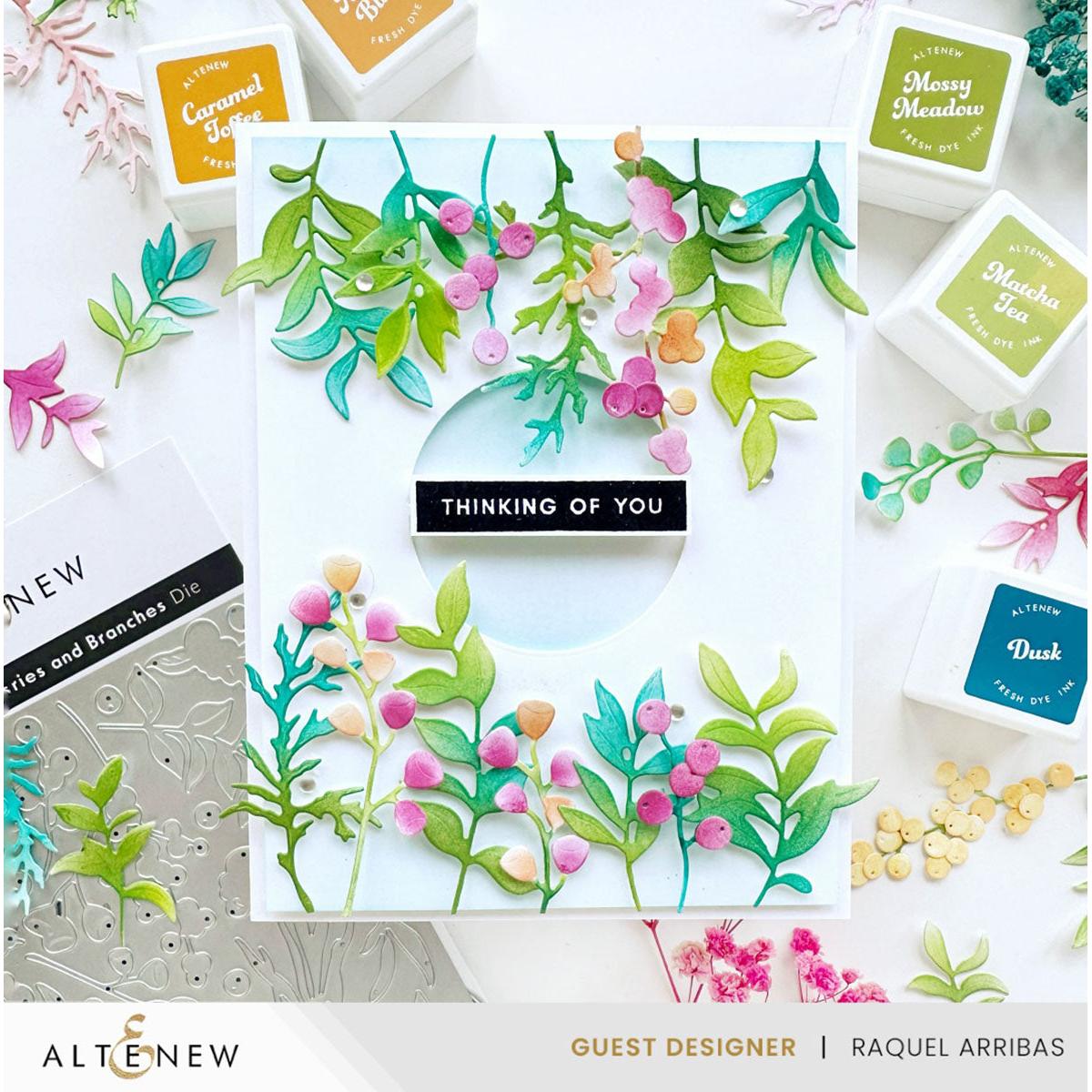 Altenew - Dies - Zero-Waste: Berries and Branches-ScrapbookPal