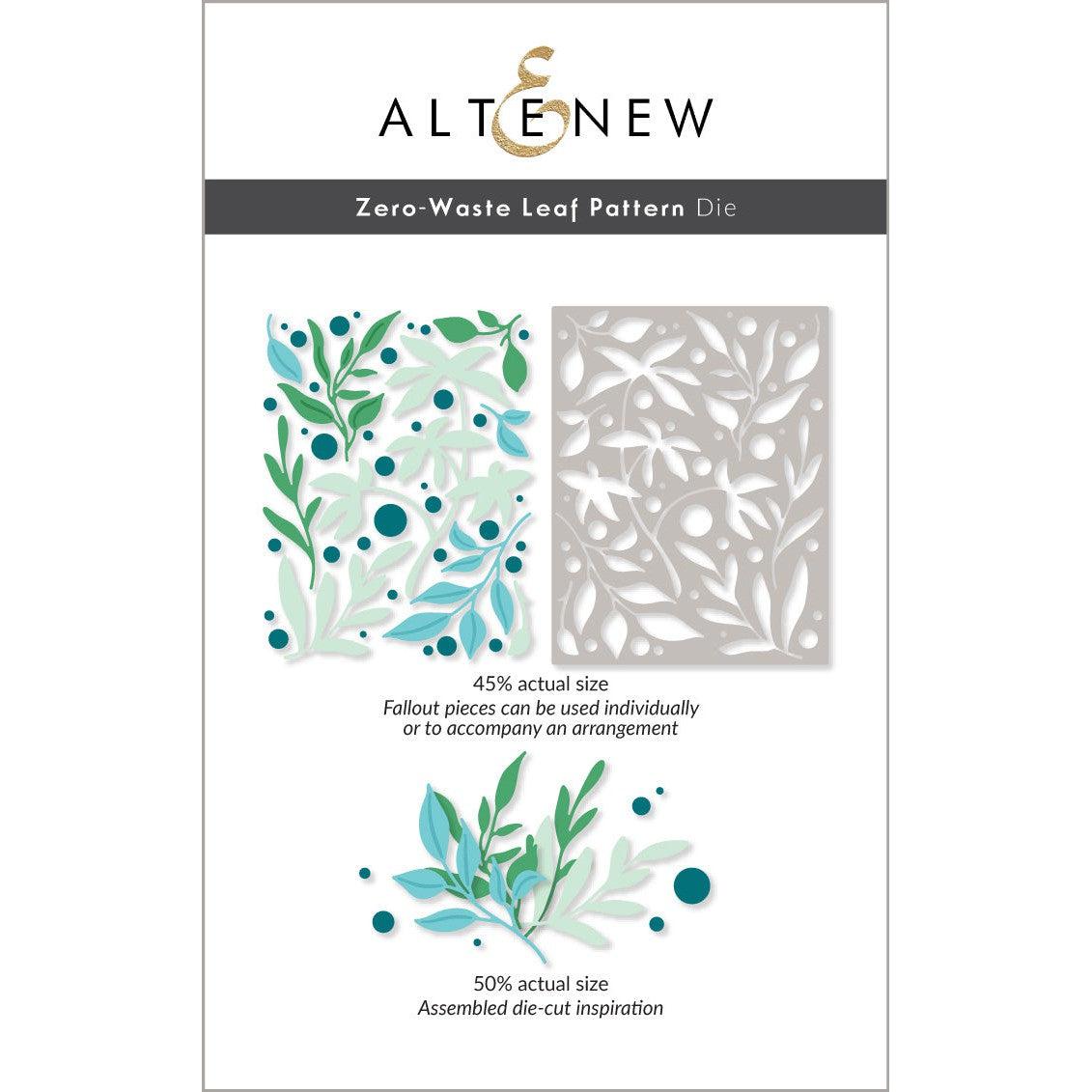 Altenew - Dies - Zero-Waste Leaf Pattern-ScrapbookPal