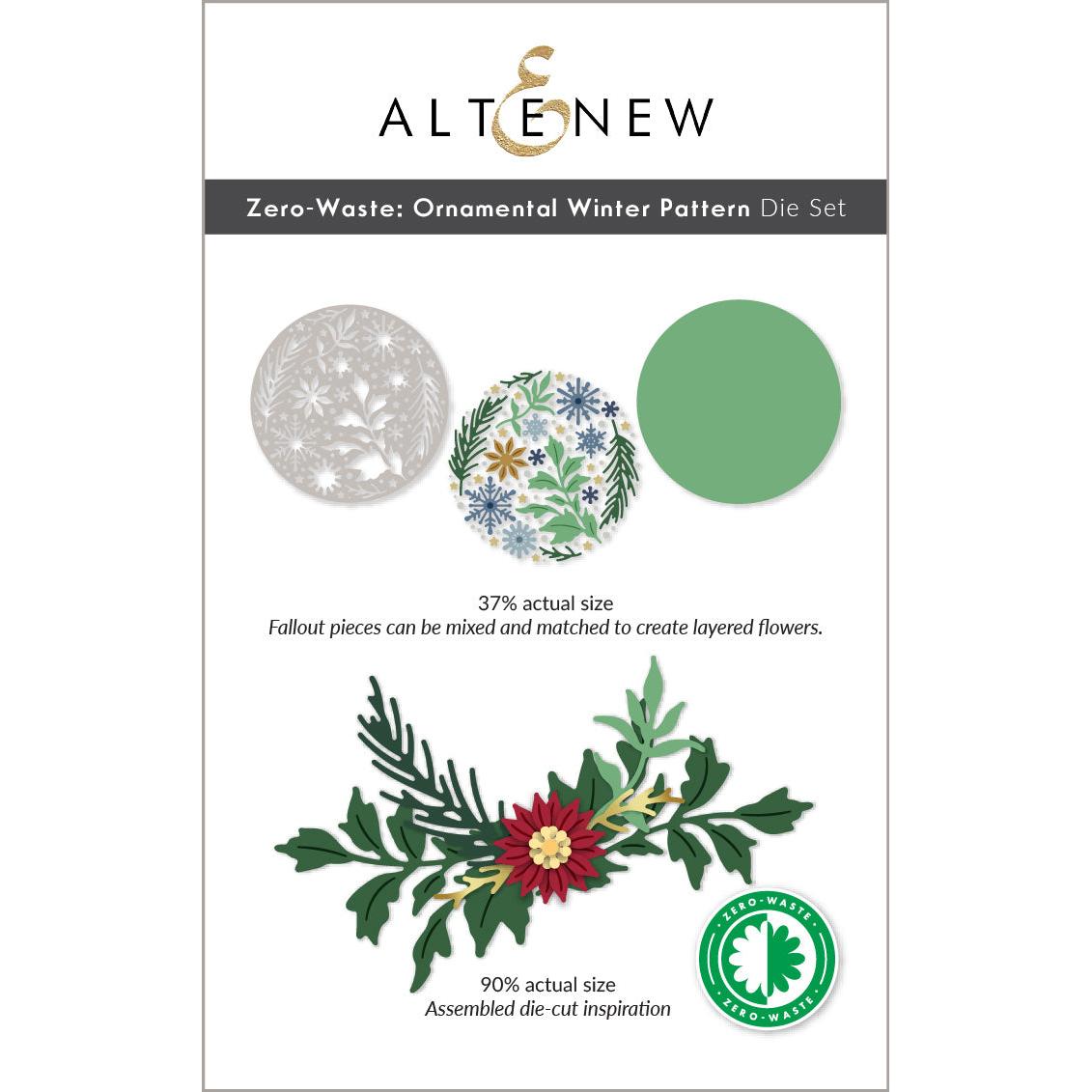 Altenew - Dies - Zero-Waste: Ornamental Winter Pattern-ScrapbookPal