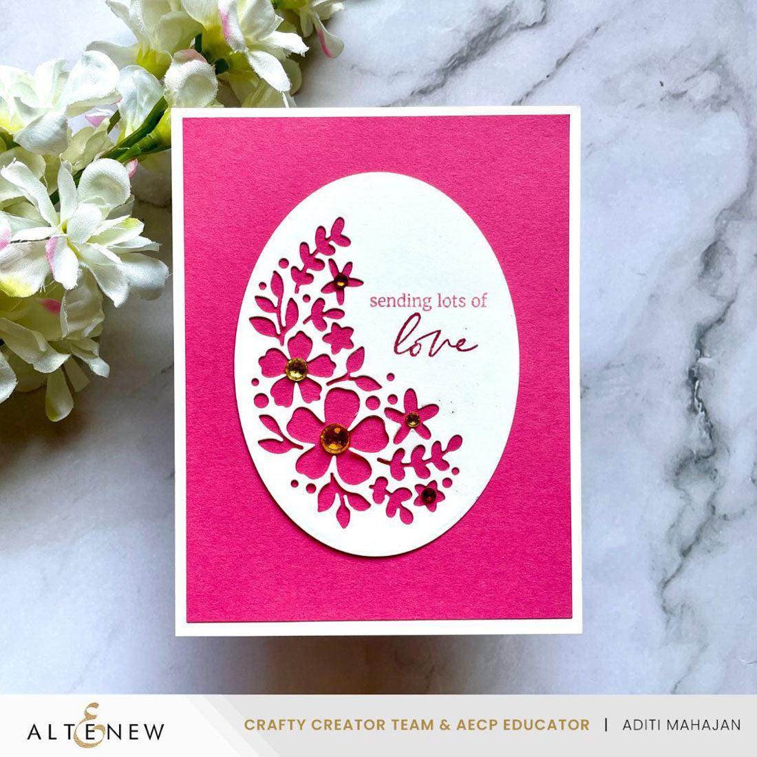 Altenew - Dies - Zero-Waste: Oval Serenity-ScrapbookPal