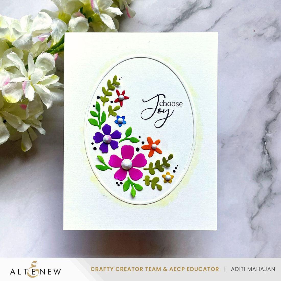 Altenew - Dies - Zero-Waste: Oval Serenity-ScrapbookPal