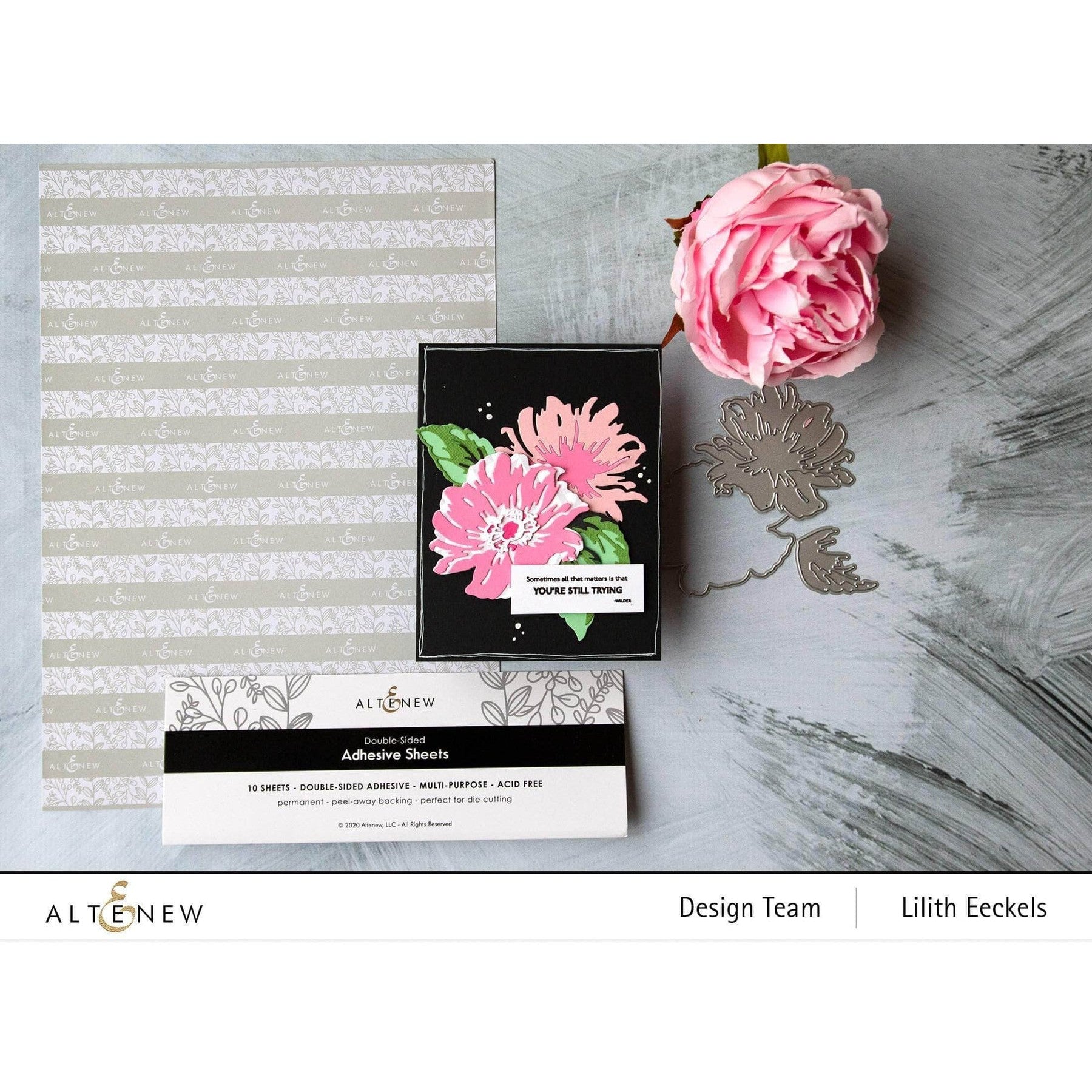 Altenew - Double-Sided Adhesive Sheets - 8.25" x 11.75"-ScrapbookPal