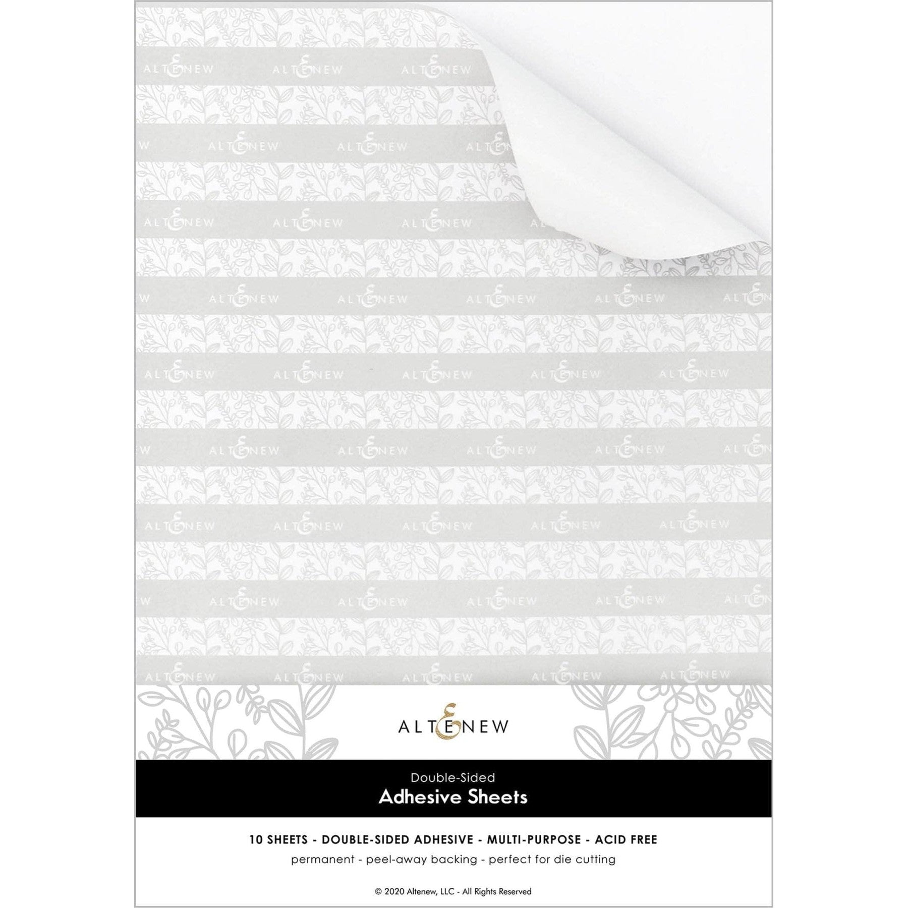 Altenew - Double-Sided Adhesive Sheets - 8.25" x 11.75"-ScrapbookPal