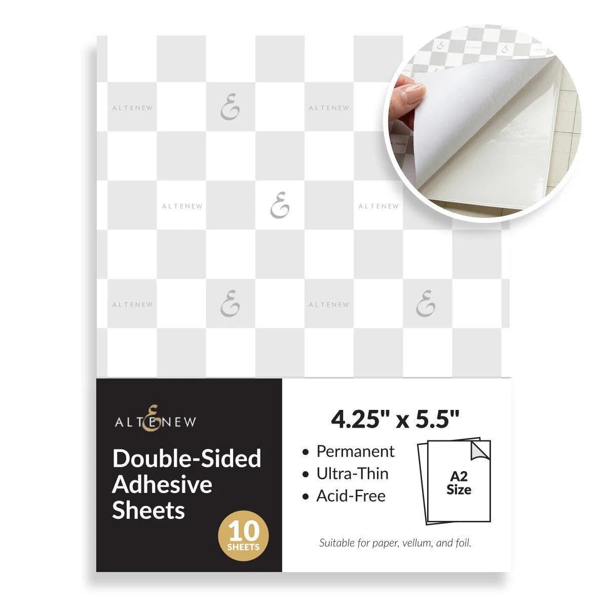 Altenew - Double-sided Adhesive Sheets - 4.25" x 5.5"-ScrapbookPal