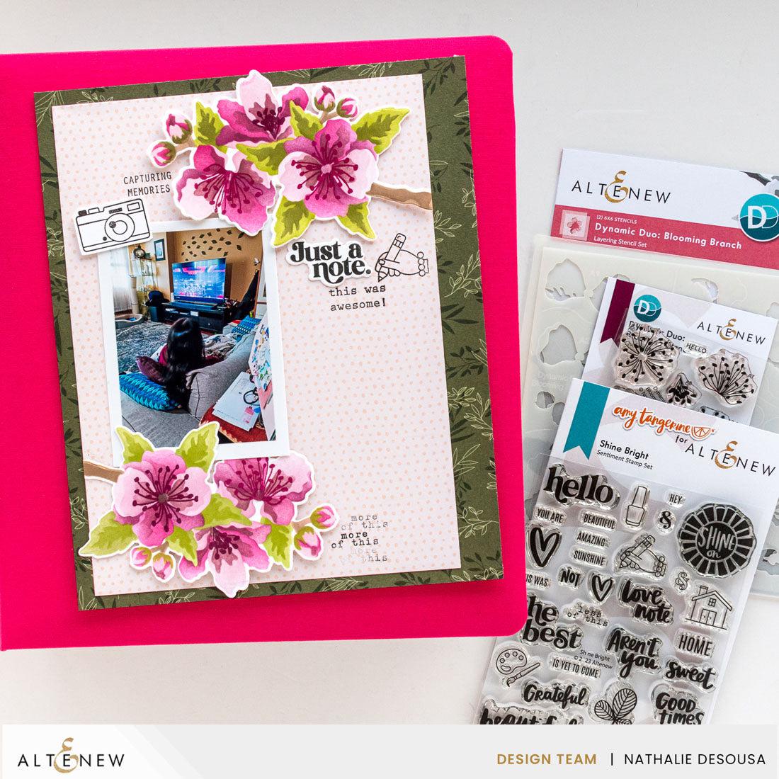 Altenew - Dynamic Duo: Blooming Branch & Add-on Die Bundle-ScrapbookPal