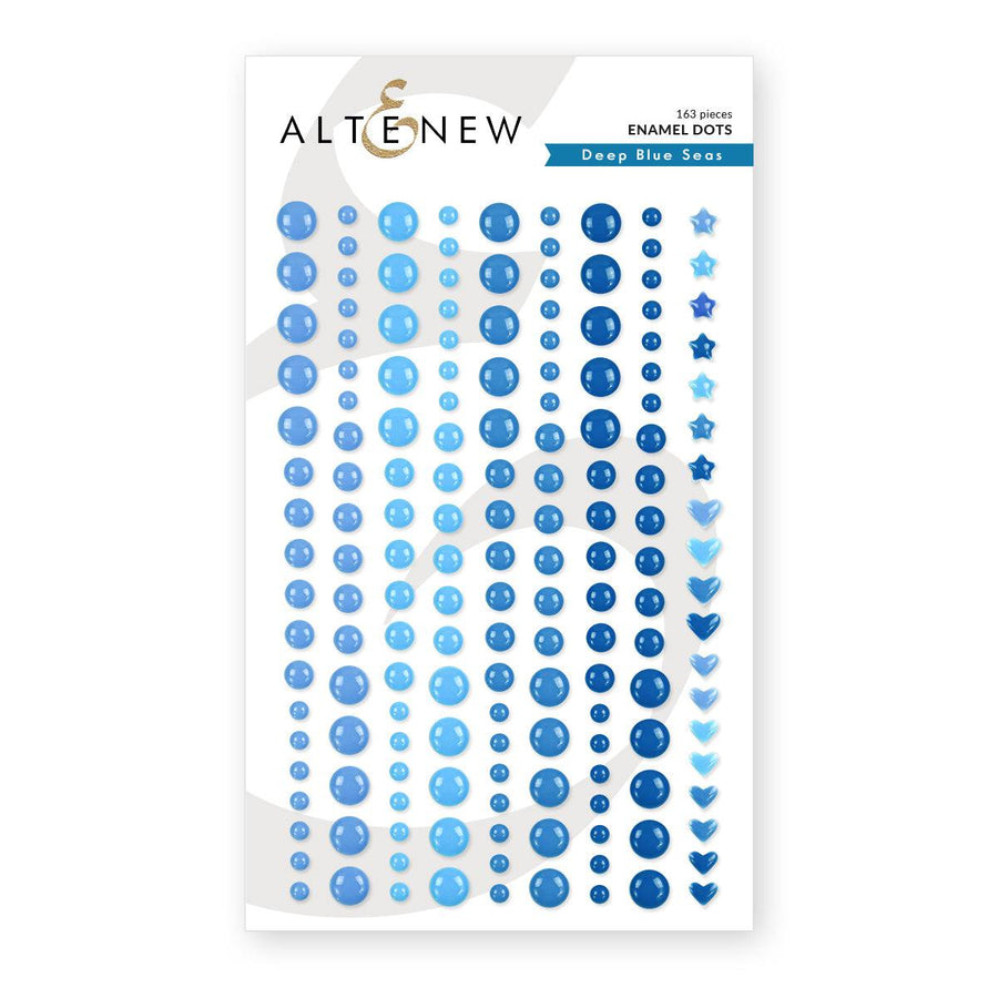 Altenew - Enamel Dots - Deep Blue Seas-ScrapbookPal