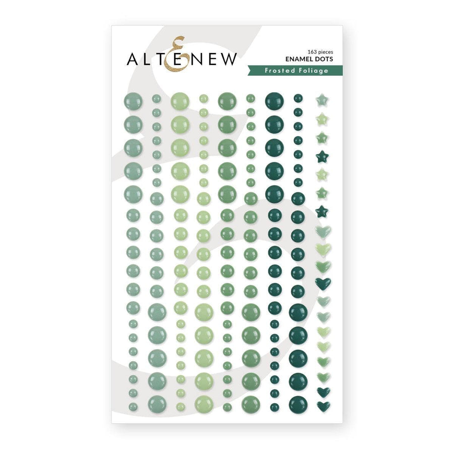 Altenew - Enamel Dots - Frosted Foliage-ScrapbookPal