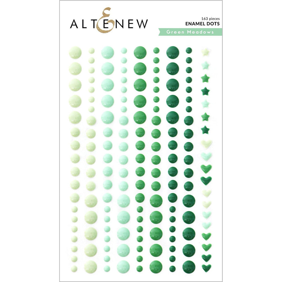 Altenew - Enamel Dots - Green Meadows-ScrapbookPal