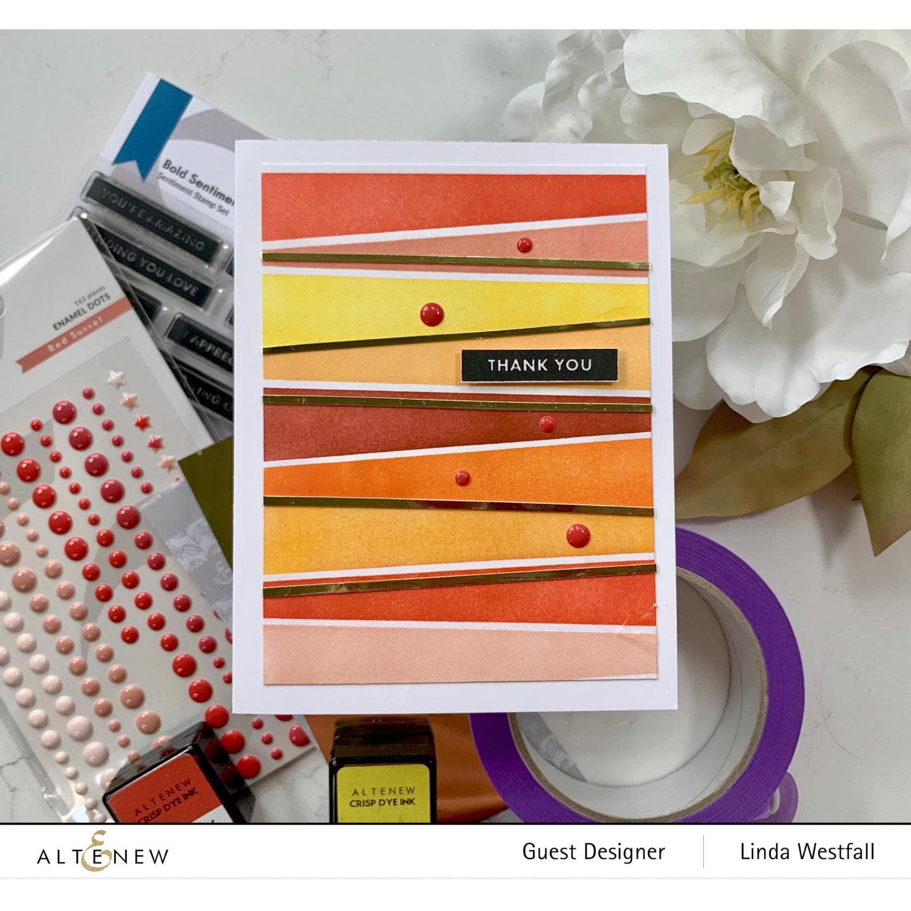 Altenew - Enamel Dots - Red Sunset-ScrapbookPal