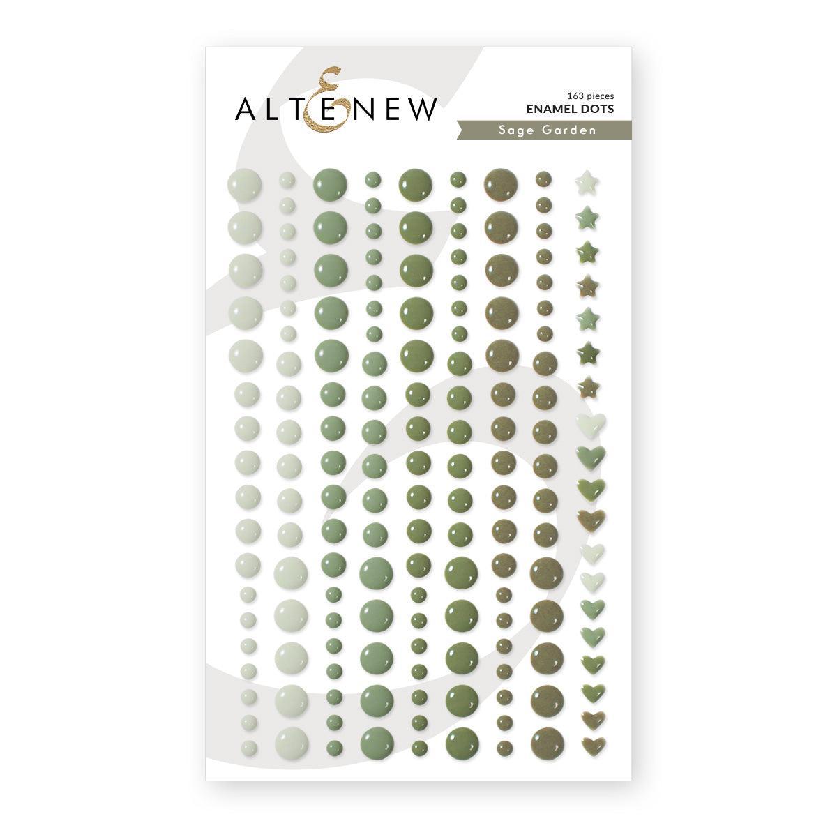Altenew - Enamel Dots - Sage Garden-ScrapbookPal