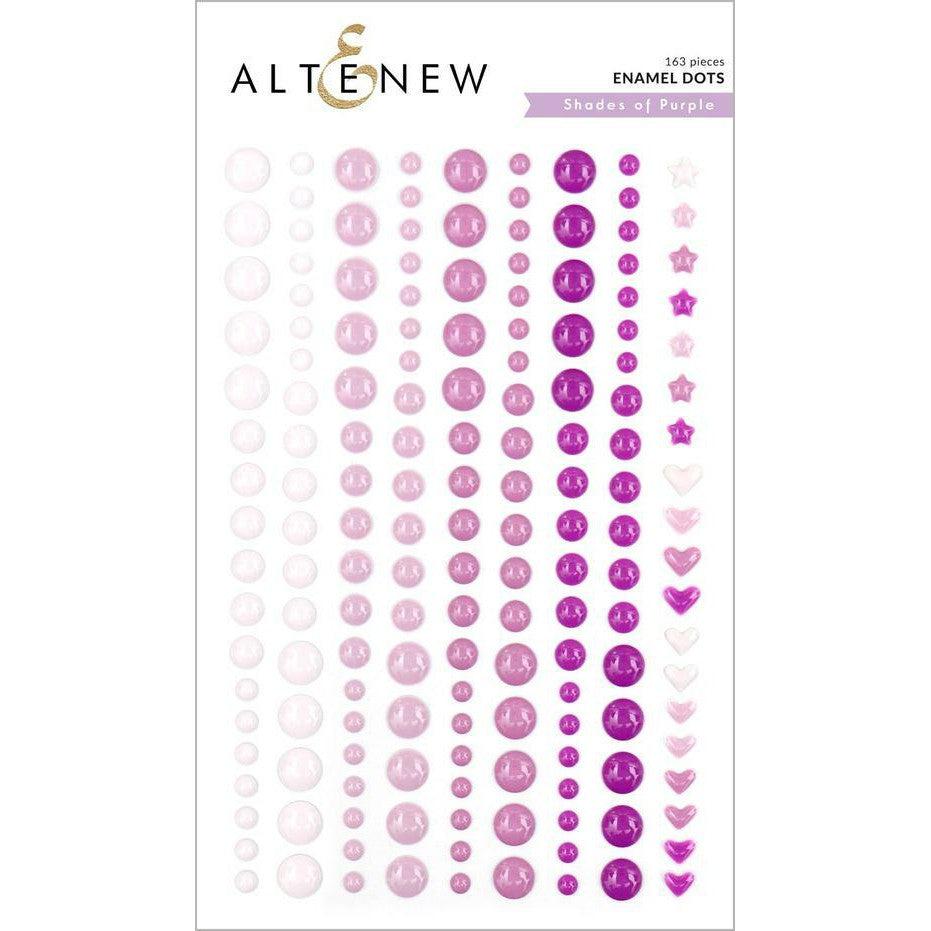 Altenew - Enamel Dots - Shades of Purple-ScrapbookPal