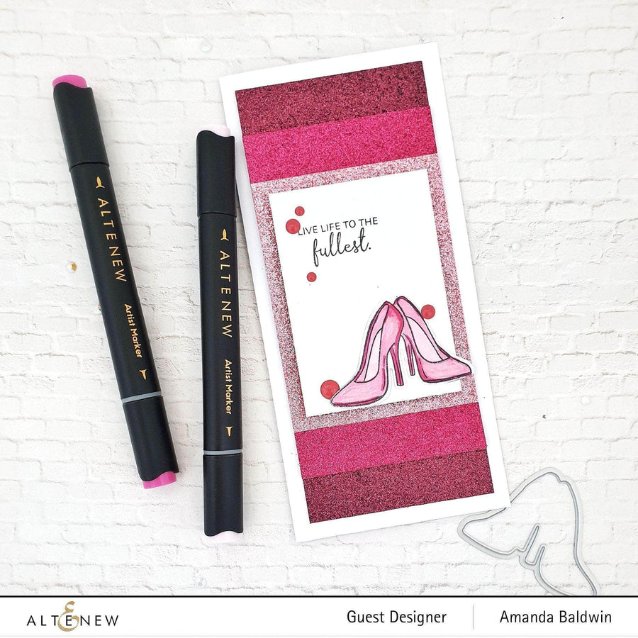 Altenew - Glitter Cardstock Set - Pink Brilliance-ScrapbookPal