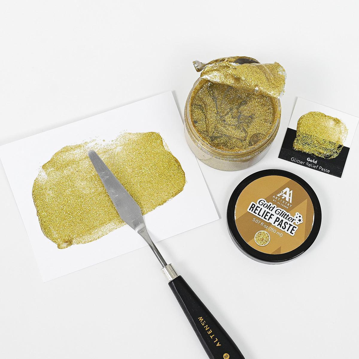 Altenew - Glitter Relief Paste - Gold-ScrapbookPal