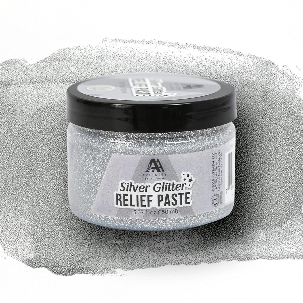 Altenew - Glitter Relief Paste - Silver-ScrapbookPal