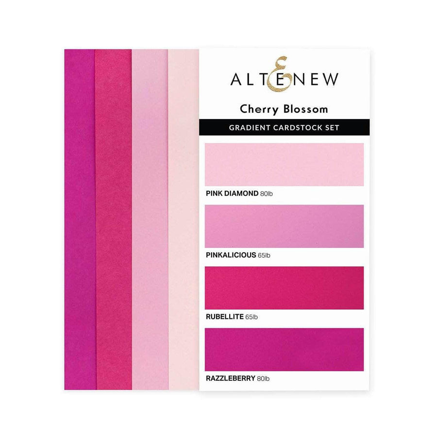 Altenew - Gradient Cardstock Set - Cherry Blossom-ScrapbookPal