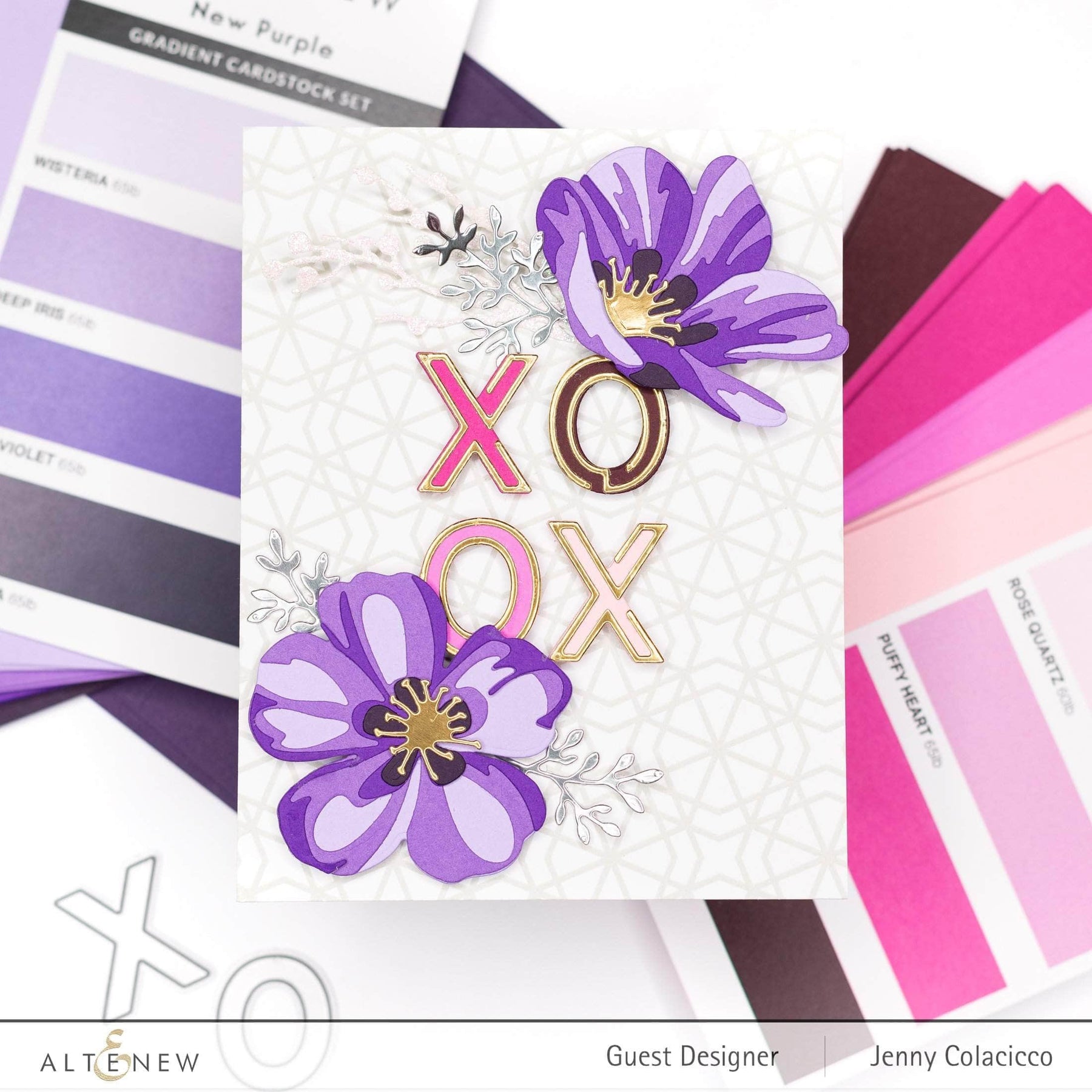 Altenew - Gradient Cardstock Set - New Purple-ScrapbookPal