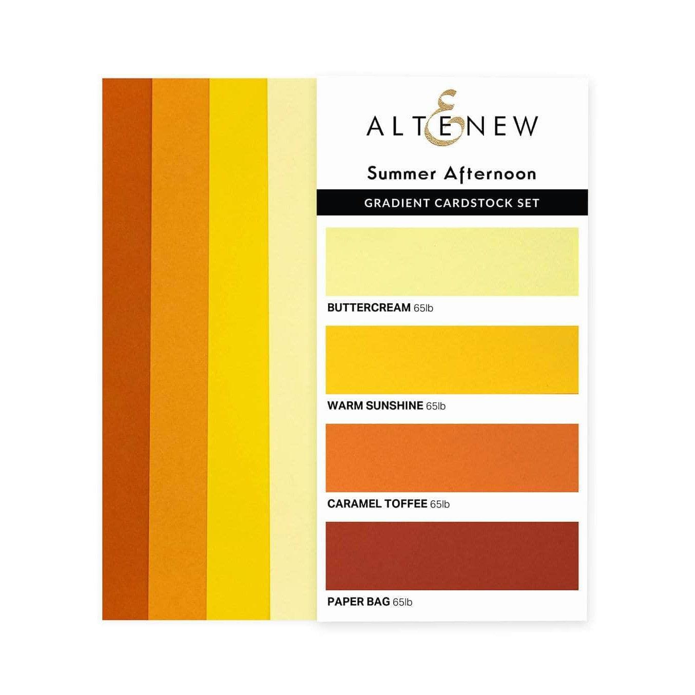 Altenew - Gradient Cardstock Set - Summer Afternoon-ScrapbookPal