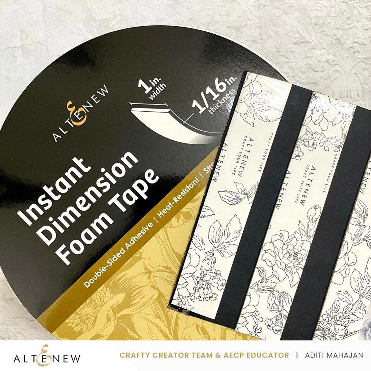Altenew - Instant Dimension Foam Tape - 1/16&quot; x 1&quot; x 15m-ScrapbookPal