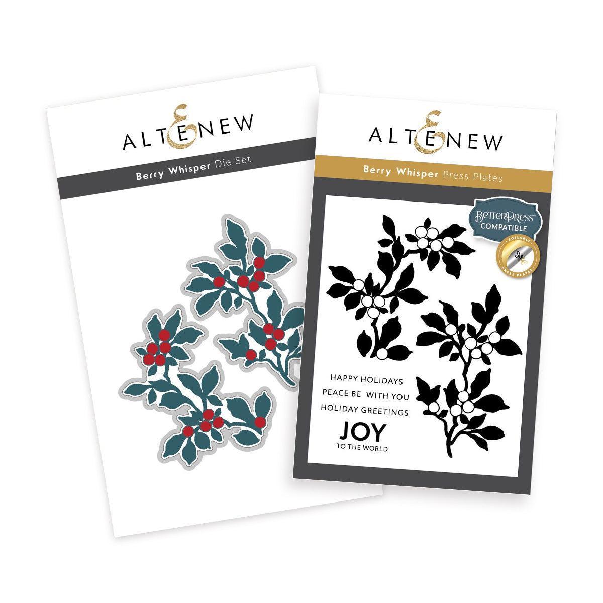 Altenew - Press Plates & Dies - Berry Whisper-ScrapbookPal
