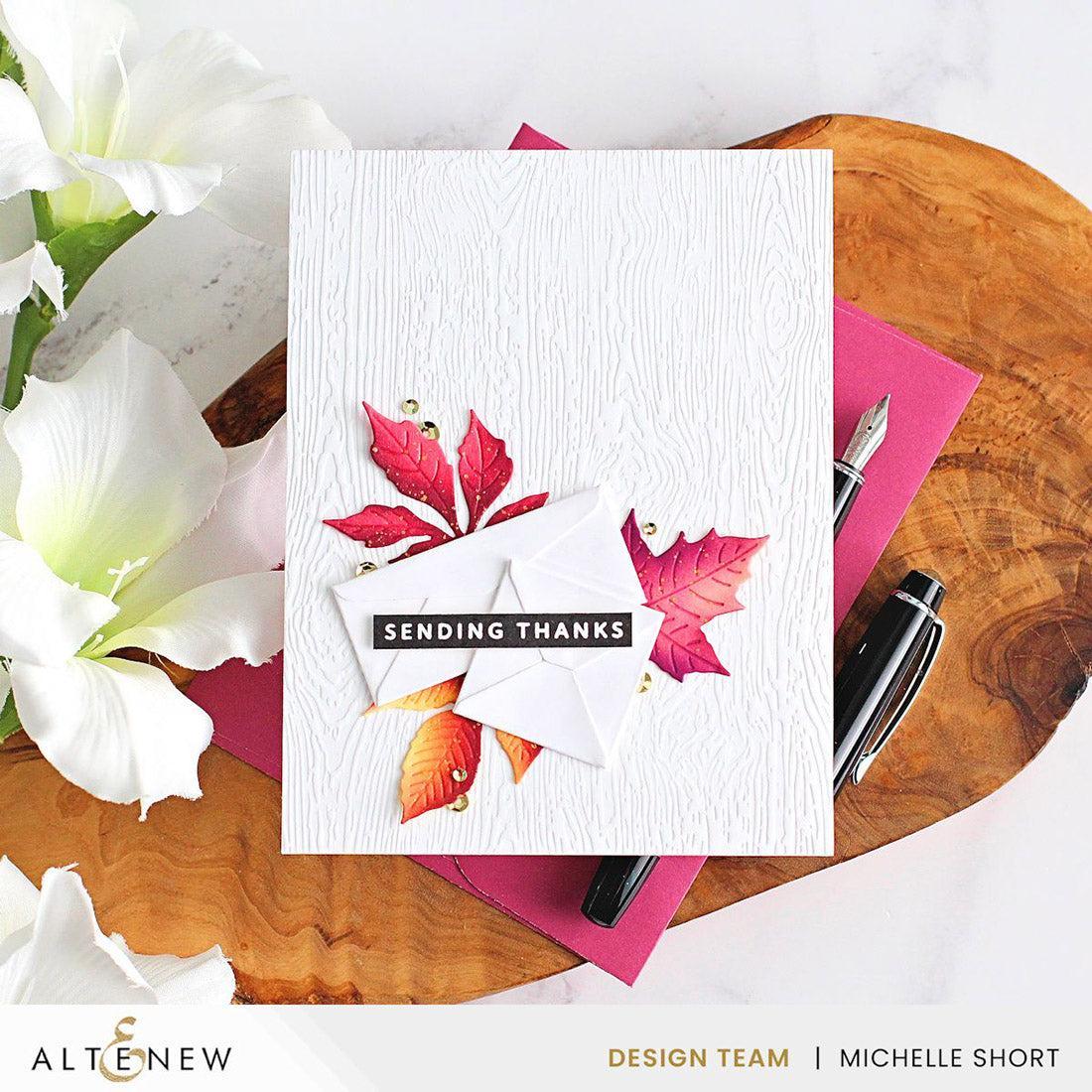 Altenew - Press Plates - Essential Textures: Fine Woodgrain-ScrapbookPal