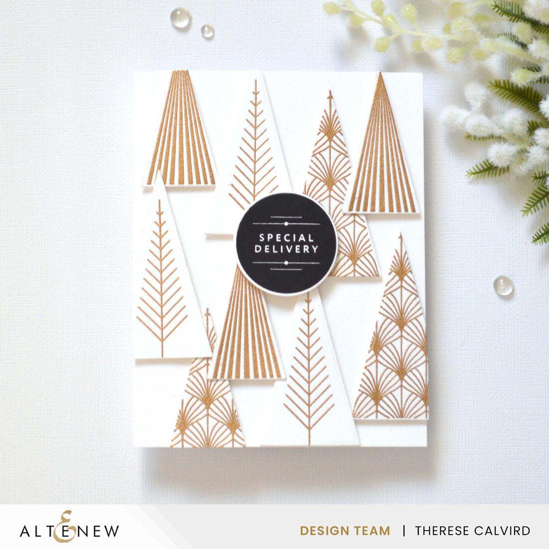 Altenew - Press Plates - Festive Triangles-ScrapbookPal