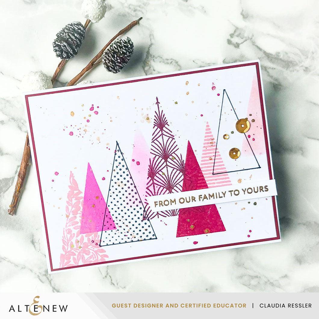 Altenew - Press Plates - Festive Triangles-ScrapbookPal