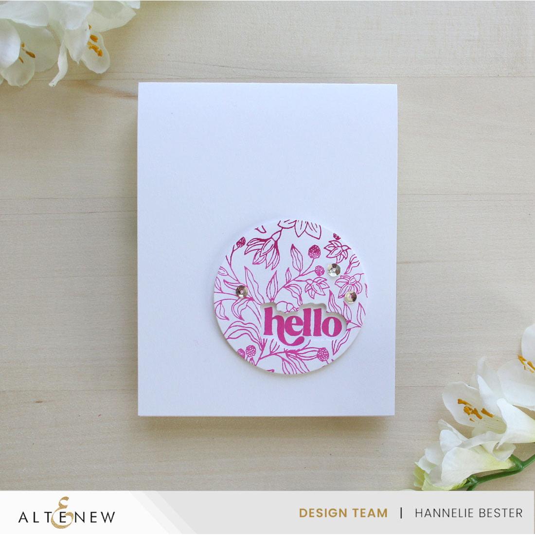 Altenew - Press Plates - Floral Serenade-ScrapbookPal