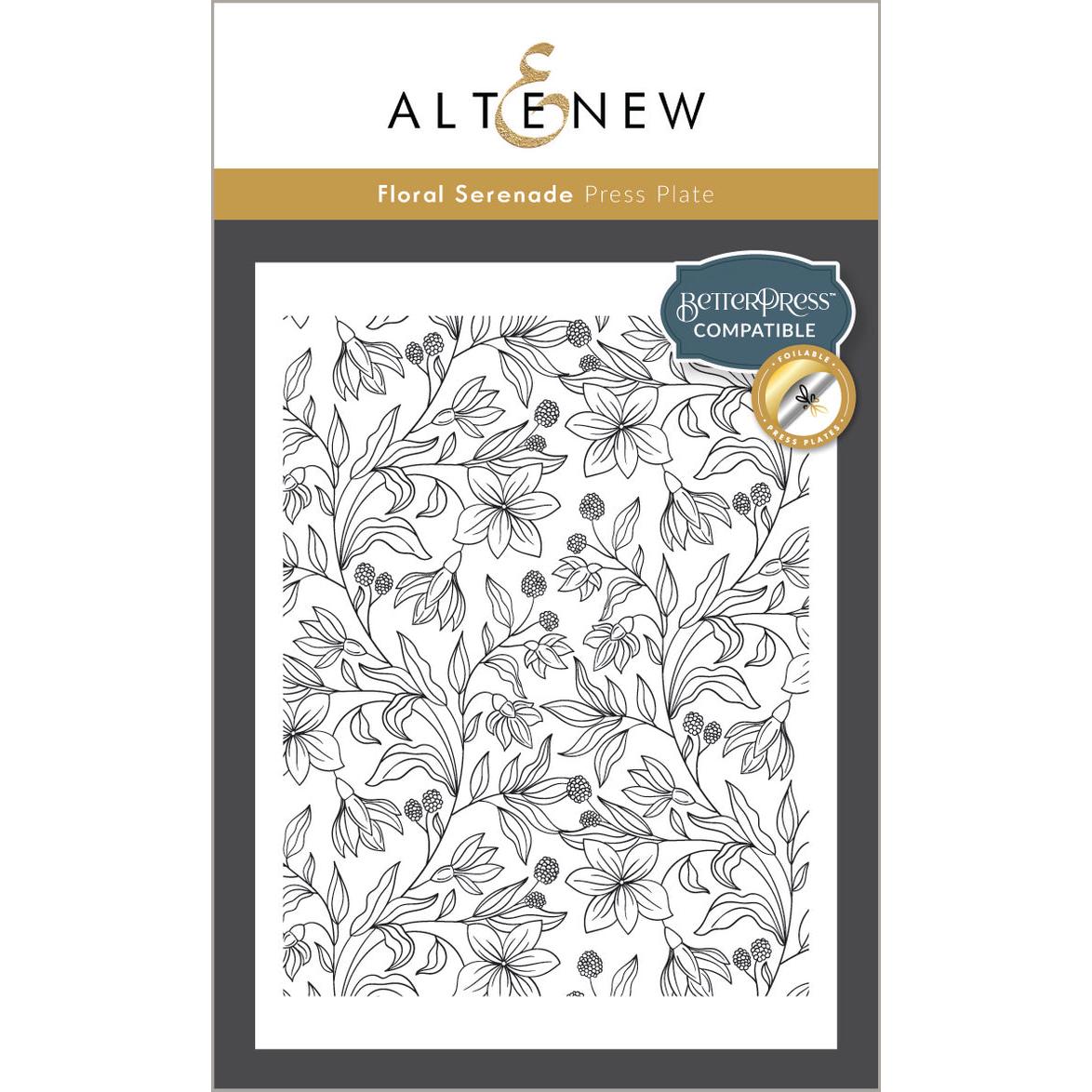 Altenew - Press Plates - Floral Serenade-ScrapbookPal