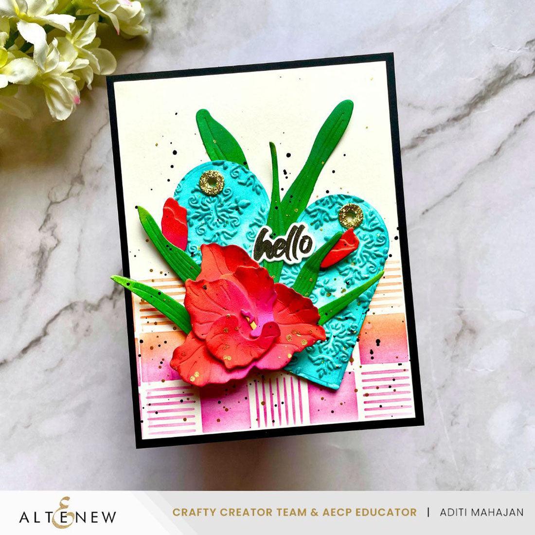 Altenew - Press Plates - One-Go: Solid Sentiment Banners-ScrapbookPal