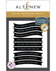 Altenew - Press Plates - One-Go: Solid Sentiment Banners-ScrapbookPal