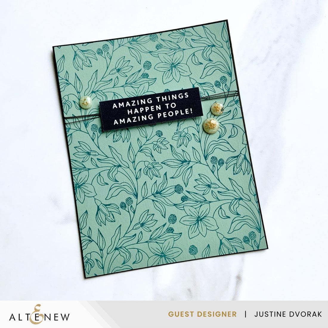 Altenew - Press Plates - One-Go: Solid Sentiment Strips 2-ScrapbookPal