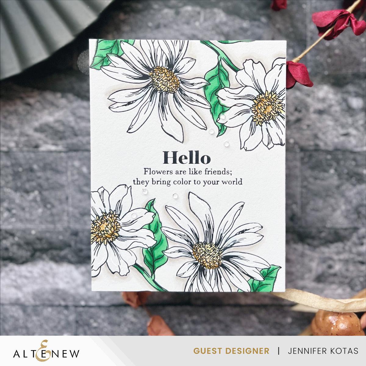 Altenew - Press Plates - Wild Daisies-ScrapbookPal