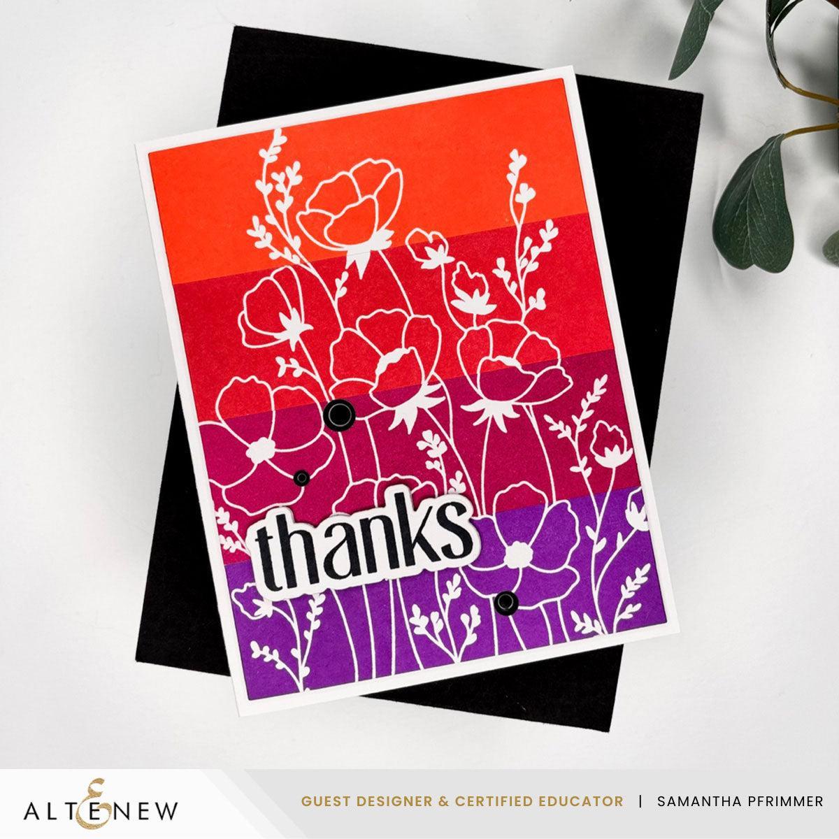 Altenew - Press Plates - Wildflower Whispers-ScrapbookPal