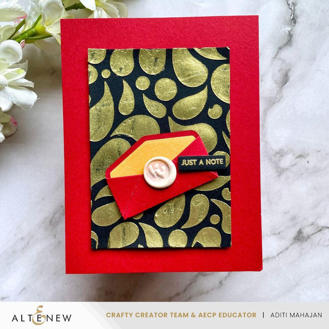 Altenew - Shimmer Relief Paste - Brass-ScrapbookPal