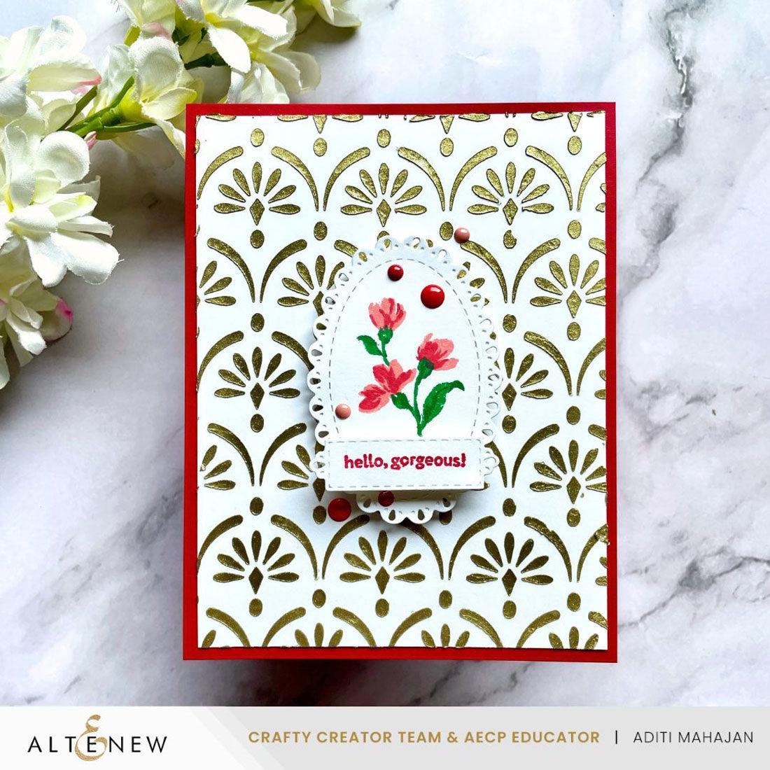Altenew - Shimmer Relief Paste - Brass-ScrapbookPal